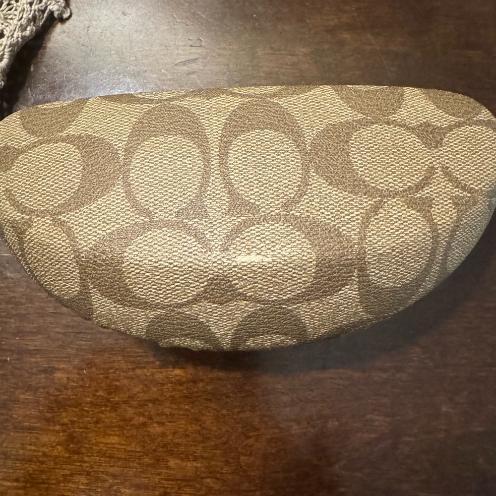 Coach Black Sunglasses with Brown Case